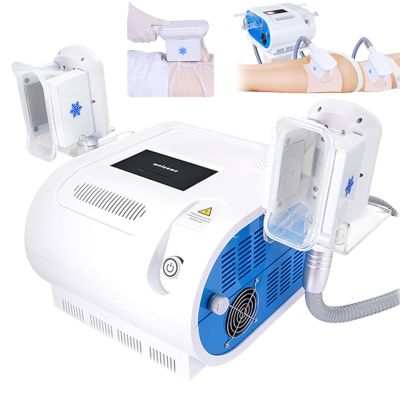 WhFKLca Cryolipolysis Fat Freezing Slimming Machine, Professional Refrigeration Vacuum Freezing Slimming Beauty Equipment,with 2 Handle, for Slimming Arms, Thighs, Shanks, Lifting Hips