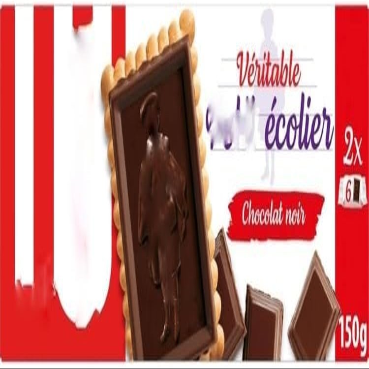 Lo Patett Ecolier dark chocolate Biscuits | 150g - pack of 4