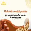 Traditional Peanut Chikki Bars Authentic Indian Brittle Snack All Natural Ingredients, High Protein, Gluten-Free (900 Gram) view 3