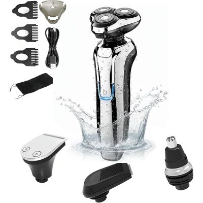 2026 New Sekoda Pro 8 Electric Shaver, Electric Shaver for Man, 4D Floating Head Shaver, Fast Charging, Quiet Motor, Dual-Track Blades, IP6X Waterproof (Silver,Upgrade)