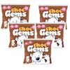 Choc Gems Chocolate Biscuits Multipack (5 x Mini Biscuits Pack in Each Bag) - Pack of 5 - Crunchy Biscuits with a Swirl of Sweetness - mct view 1