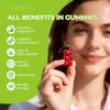 Apple Gummies For digestion, metabolism and daily energy support delicious vegan gummies view 2