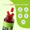 Apple Gummies For digestion, metabolism and daily energy support delicious vegan gummies view 3