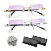 AFGQIANG 2Pcs Auto Focus Glasses Self Adjusting, 2026 New Upgrade The Glasses That Change Everything, Automatic Adjustment Eye Glass, Zoom Reading Eyeglasses with Anti Blue Light (+2.0) view 1