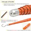 Insulated Measuring Rod, Insulated Height Adjustable Measuring Rod Orange(6m(19.7 ft)) view 2