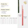 Insulated Measuring Rod, Insulated Telescopic Height Measuring Rod with Pouch and Gloves Red 6-18m(18m(59.1 ft)) view 3