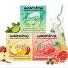 waterdrop Mocktail Set - 36 Sugar Free Water Flavouring Tablets in Mojito, Apple & Grapefruit Flavours, Vitamin C & B, Low Calorie Sparkling Fizzy Drinks, Vegan Mocktail Mix view 1