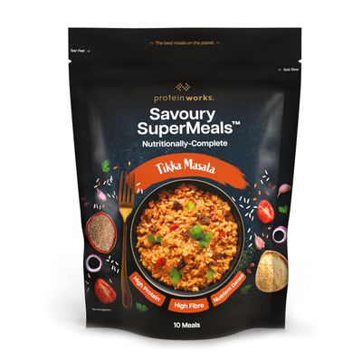 Protein Works | Savoury SuperMeals, Tikka Masala, 10 Meals