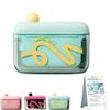 Automatic Pop-Up Portable Floss Dispenser with 50 PCS Dental Floss, Portable Refillable Holder for Travel Home Hotel Dinner(Green) view 1