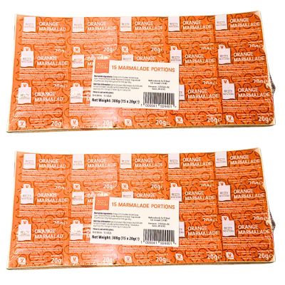 Betty Winters Marmalade Portions 30 Pack 2 x 15 x 20g Mini Orange Marmalade Pots 600g Total Includes Gifty Goodness Shopping List