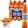 IRN-BRU Sparkling Soft Drink 500ml Bottles Pack of 12 | Mixed Flavours (Zero Cherry, Ice Cream & XTRA) | Fizzy Scottish Soda Bulk Pack (ICE CREAM 12X500ML) view 1