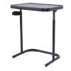 AKLOSIPY Tablelaptop Tableportable Tableiron Alloy T Magnetic Top - Height Overbed Table for BedroomRVLiving Room - Sturdy Iron Alloy 189x1378in Ableoverbed DeskRV Table, view 4