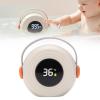 Cocoarm Baby Bath Thermometer, Speaker Shape LED Display, Digital Thermometer for Infant Pool and Bathtub, Measures 32 to 210F (Beige) view 2
