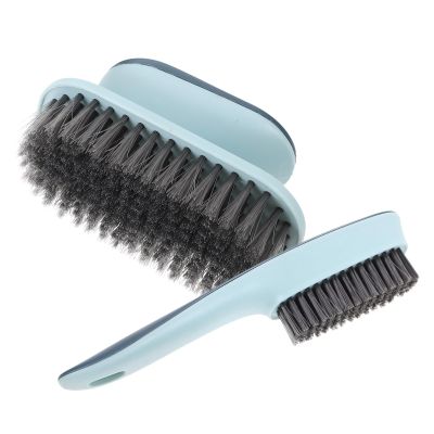 SOESFOUFU Soft Bristle Laundry Scrub Brush with Ergonomic Abs Handle for Shoes and Clothes Cleaning, Sturdy Pbt Material Brush Suitable for Household Use