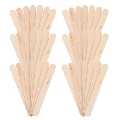 ibasenice 100pcs Wooden Ice Pop Sticks Khaki Round Craft Sticks for Boys and Girls Ice Cream Making and DIY Projects