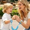 Anti-loss wrist strap for children, reflective magnetic safety bracelet for children, wrist strap for and girls, for preschool, travel, camping, walking, museum, commuting, holidays and view 2