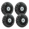 4pcs Luggage Replacement Wheels Set for Suitcase Trolley with Strong Load Bearing and Quiet Wear Resistant Plastic Construction view 1