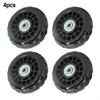 4pcs Luggage Replacement Wheels Set for Suitcase Trolley with Strong Load Bearing and Quiet Wear Resistant Plastic Construction view 2