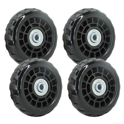 HavenlyCove 4pcs Replacement Wheels for Suitcase Trolley Luggage Featuring Plastic Build for Repairing Worn or Damaged Rollers