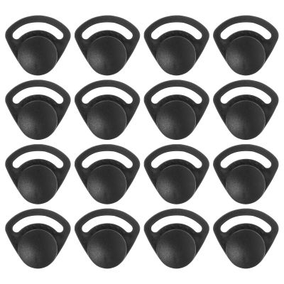 HEALEEP Helmet Chin Strap Buckles Replacement Clips with Impact Resistance and Firm Fixing Function 40pcs Black for Hard Hat Attachment for Construction and Safety Use
