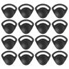 HEALEEP Helmet Chin Strap Buckles Replacement Clips with Impact Resistance and Firm Fixing Function 40pcs Black for Hard Hat Attachment for Construction and Safety Use view 1