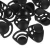 HEALEEP Helmet Chin Strap Buckles Replacement Clips with Impact Resistance and Firm Fixing Function 40pcs Black for Hard Hat Attachment for Construction and Safety Use view 3