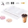 Tapioca Pearl Maker Machine - DIY Tool for Boba and Cassava Balls, Includes Cutting Strip Tool & Non-Slip Mat, Made of ABS Plastic for Home and Shop Use view 1