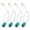 Abaodam 4pcs Plastic Cupping Vacuum Replacement Tubes with Flexible Extension Design for Home Use, Easy Installation, 40cm Hose Compatible with Hand Suction Pumps and Massage Devices view 1