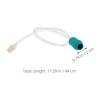 Abaodam 4pcs Plastic Cupping Vacuum Replacement Tubes with Flexible Extension Design for Home Use, Easy Installation, 40cm Hose Compatible with Hand Suction Pumps and Massage Devices view 2