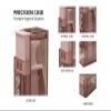 Mini Dental Floss Dispenser 3.6 cm Wide Sakura Pink, Portable Automatic Pop-Up Toothpick Holder Storage Box for Home Travel Oral Care view 3