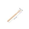 PACKOVE 8pcs Denture Toothbrushes for False Teeth with Medium Hard Nylon Bristles and Ergonomic Bamboo Handle, Dual Brush Head Shape for Comfortable to Hold, for Travel and Home Use view 2