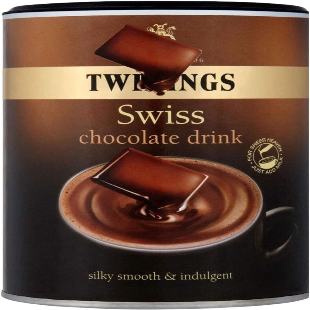 Twiniings Luxury Chocolate Drink 350g | Rich & Creamy Hot Chocolate Powder | Premium European Cocoa Blend | Smooth Indulgent Taste | Perfect for Hot & Cold Beverages