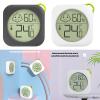 Miniature Temperature and Humidity Sensors for Home Baby Room Use with Face Comfort Levels Indicators and ABS Housing Temperature Humidity Gauge view 2