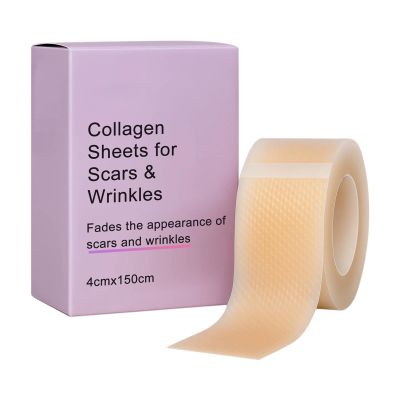 Professional Scar Tape -Smoothing Strip Silicone, Scar Strips for Skin Care Support on Burn Wound Face Body Leg Abdomen Arm Shoulder Back for Women Daily Use Healing Appearance Improvement