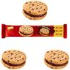 Choc Creme 150g PMP Chocolate Sandwich Biscuits with Chocolate Chips & Smooth Chocolate Cream Filling, Crisp Cookie Snack, Vegetarian Friendly (6 x Pack) view 2