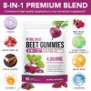 Beetroot Gummies, Beet Root Chews Gummies for Natural Energy Support, Beetroot Supplement for Men and Women, Mixed Berry Flavor, 90 Count view 3