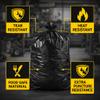 100 Pack 70L Heavy Duty Black Bin Bags, 30 Micron Tear Resistant Refuse Sacks, Leak-Resistant Bin Liners for Kitchen, Garden Office & Commercial Use (150X BIN BAG) view 3