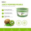 Bobalife Kiwi Popping Boba Pearls 1.6kg Fruit Juice Filled Bubble Tea Pearls, Boba Topping for Drinks, Desserts, Cocktails & Slush Vegan & Gluten Free view 3