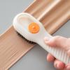 LIFKICH 2pcs Multi Functional Shoe Cleaning Brush with Automatic Liquid Dispensing, Comfortable to Hold Plastic Brushes for Household and Sneaker Care view 4