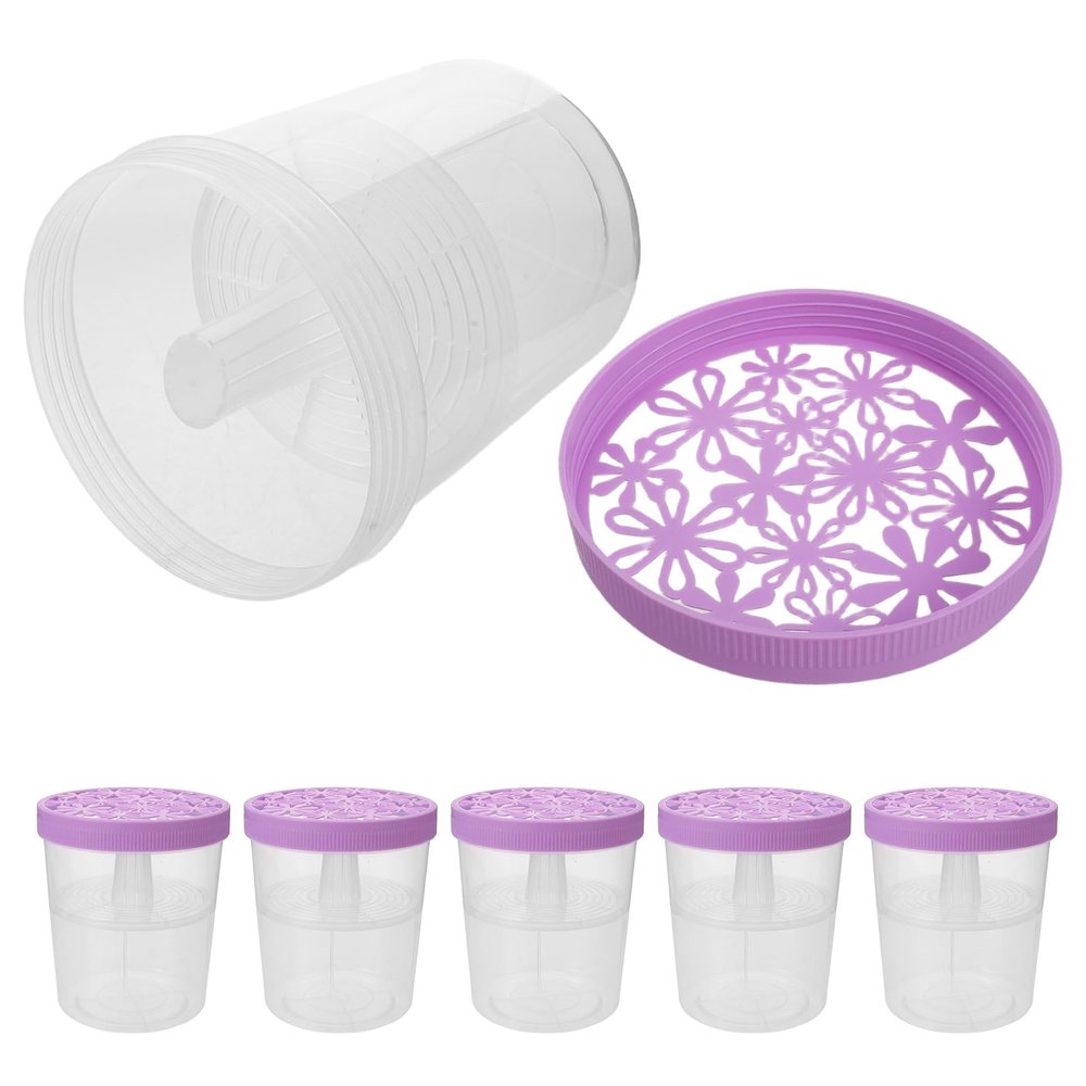 Alasum 6pcs Reusable Plastic Mini Moisture Absorber Boxes for Cabinet and Shoe Cabinets, Space Saving Dehumidifier Containers for Moisture Control in Home Storage