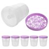 Alasum 6pcs Reusable Plastic Mini Moisture Absorber Boxes for Cabinet and Shoe Cabinets, Space Saving Dehumidifier Containers for Moisture Control in Home Storage view 1