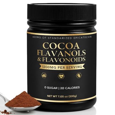 Cocoa powder, black cocoa flavanols, promote vitality, improve focus, and support daily balance and comfort