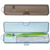2 Pcs Toothbrush Case, a Toothbrush Case with Secure Seal, Travel Toothbrush Holder for Hygiene, Toothbrush Holder Travel Size 7.9" x 1.8" x 1.1", Plastic Portable for Adults Vacation & Gym view 1
