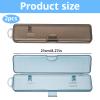 2 Pcs Toothbrush Case, a Toothbrush Case with Secure Seal, Travel Toothbrush Holder for Hygiene, Toothbrush Holder Travel Size 7.9" x 1.8" x 1.1", Plastic Portable for Adults Vacation & Gym view 2