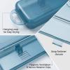 2 Pcs Toothbrush Case, a Toothbrush Case with Secure Seal, Travel Toothbrush Holder for Hygiene, Toothbrush Holder Travel Size 7.9" x 1.8" x 1.1", Plastic Portable for Adults Vacation & Gym view 3