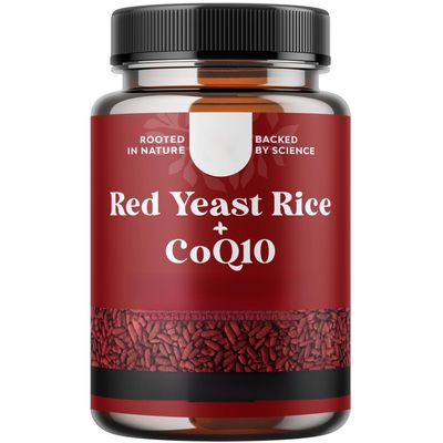Red Yeast Rice, Contains Coenzyme Q10 - Healthy Men's and Women's Formula - Red Yeast Rice (1pcs)