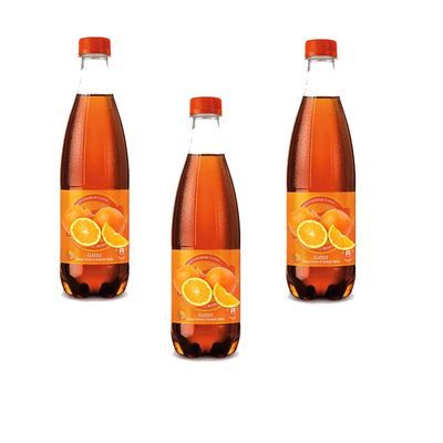 Classic Orange & Herb Soft Drink Bottle 500ml - Unique Blend of Bitter Oranges, Aromatic herbs & Spices - ke (3 x Bottles)