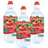 Strawberry Flavoured Still Mineral Water 750ml Low Sugar Natural Fruit Infused Drink, Light Refreshing Hydration Beverage with Sweetener -Vlv (6 x Bottle) view 2