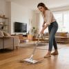 Clip Mop No-Touch Cleaning Tool with 2 Reusable Cloths view 2