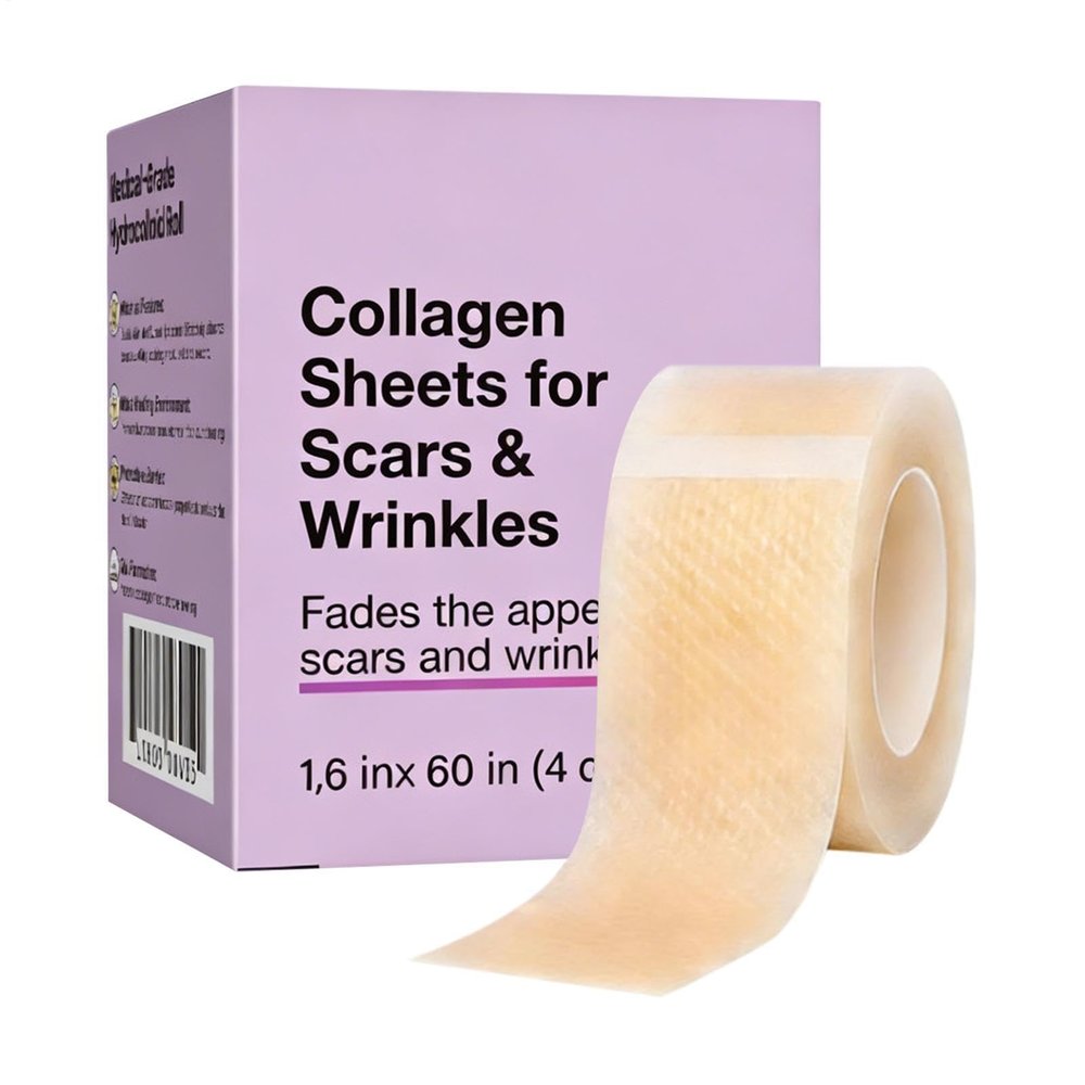 Silicone Scar Sheets | Soft Breathable Patches - Women Men Skin Scar Removal Away Sheets | for C-Section Keloid Tummy Tuck Daily Travel Night Morning Overnight Recovery